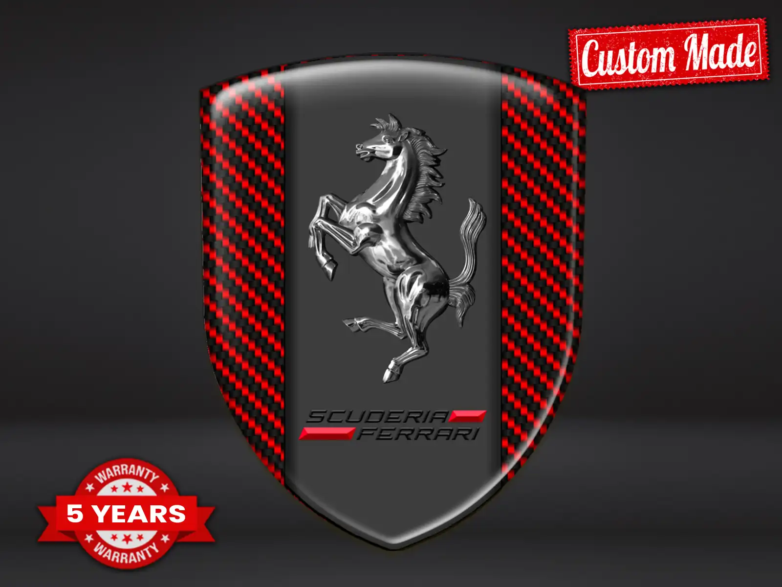 Ferrari Etichette Adesive Business Robuste Chic Regolabili